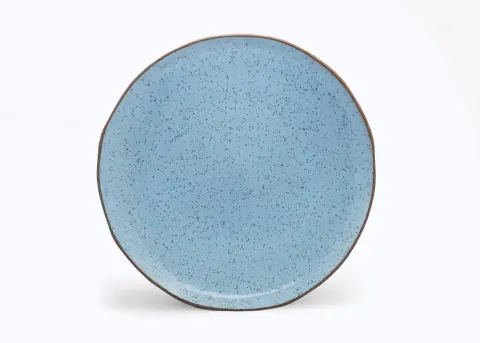 Prato Refeição em Cerâmica Orgânico | 28 cm Ø x 2 cm Alt. - Imagem 4