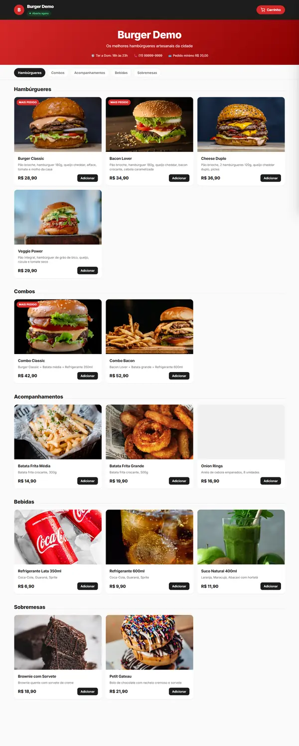 Burger Demo
