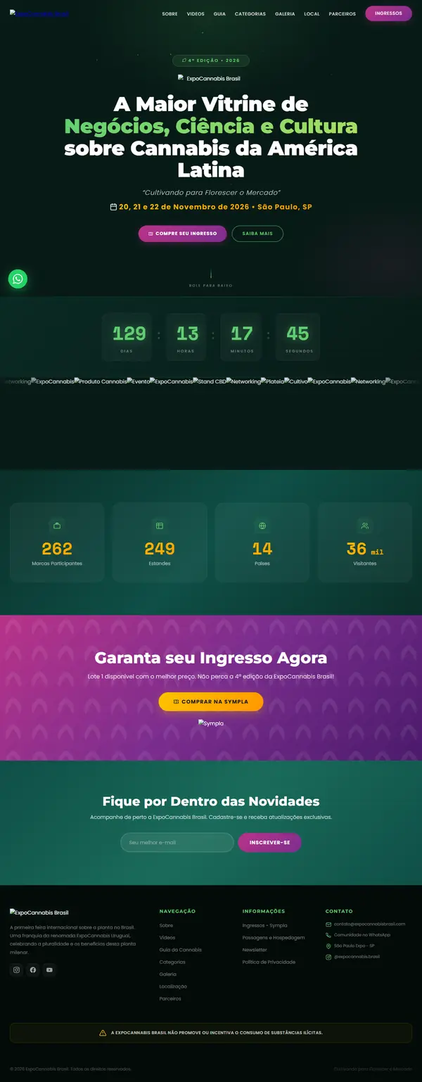 ExpoCannabis Brasil 2026